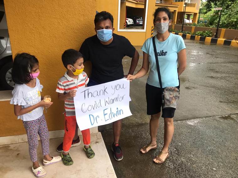 Doctor heading team in Goa’s lone Covid hospital returns home after 98