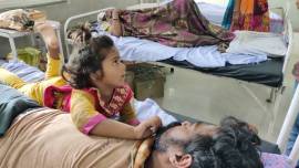 Guna police, Dait couple suicide bid, anti-enchroachment, lathi charge, Police brutality, Madhya Pradesh news, MP Police, indian express news