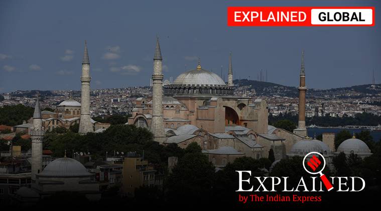 Hagia Sophia, Hagia Sophia museum, mosque, cathedral, Istanbul Hagia sophia, Turkey, Hagia Sophia controversy, indian express