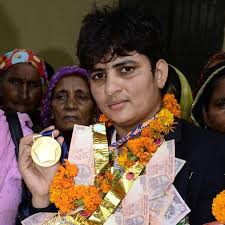 Kabaddi player Kavita Devi and wrestler Babita Phogat., Haryana sports