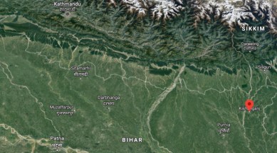 Nepal Bihar Border Map Bihar: Indian National Injured After Nepal Police Opens Fire Along Border  In Kishanganj | India News,The Indian Express