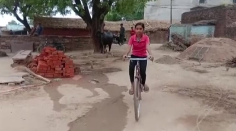 indianexpress.com - PTI - MP Board 10th result 2020: 15-year-old girl pedals her way to academic excellence