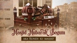 Masjid Mubarak Begum, mosque damaged in Delhi, mosque damaged in Delhi rains, mosque damaged in old delhi, rundi ki masjid, Masjid Mubarak Begum history, William Dalrymple, Swapna Liddle, Indian Express