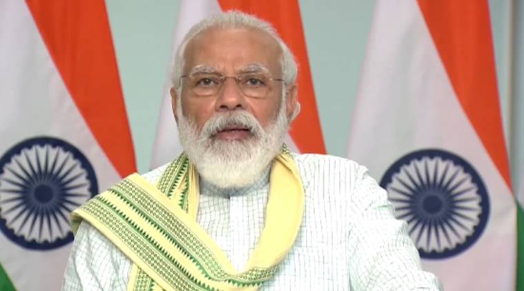 Prime Minister Narendra Modi, Pm Modi launches Asia's largest solar Plant, Rewa solar plant, Madhya Pradesh solar plant, India news, Indian express