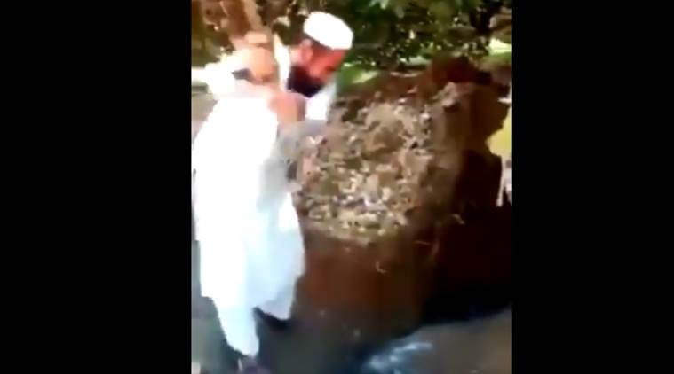 Pakistan buddha statue, lord buddha statue in pakistan vandalised, Buddha statue vandalised, indian express