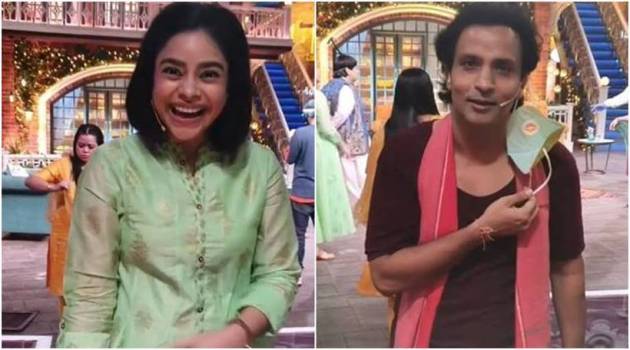 sumona chakravarti and rajiv thakur on kapil sharma show