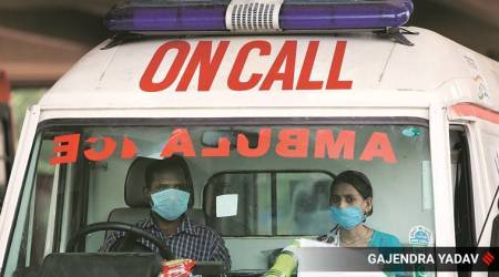 coronavirus fight, ambulance staff, frontline workers, covid deaths, Indian express news