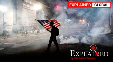 portland protests, portland police brutality, portland federal forces, black lives matter, george floyd protest, US protests, portland news, Indian Express