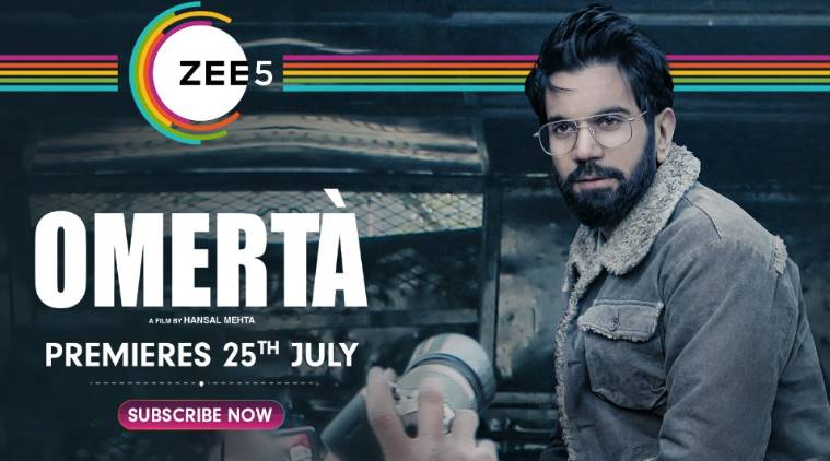 Hansal Mehta Rajkummar Rao s Omerta to stream on ZEE5 from July 25