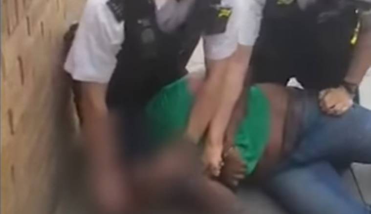 Scotland black man news, Scotland office suspended, kneeling on neck of Black man, Black Lives matter, world news