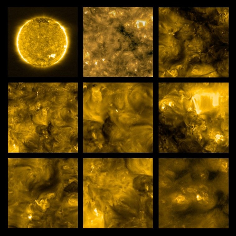 close up pictures of the sun, Sun, Solar Orbiter, Solar flares, Solar campfires, Sun campfires, Parker Solar Probe, Solar telescopic photos