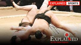 Sumo wrestling, sumo, Japan wrestling, rikishis, Shobushi, Sumo wrestling coronavirus, Sumo wrestlers health risks, Sandanme, Indian Express