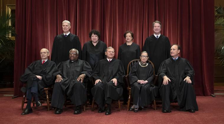 Justice Ginsburg, who is Justice Ginsburg, Justice Ginsburg cancer, US Supreme Court judges, US election,  US Supreme Court justices, Indian Express 