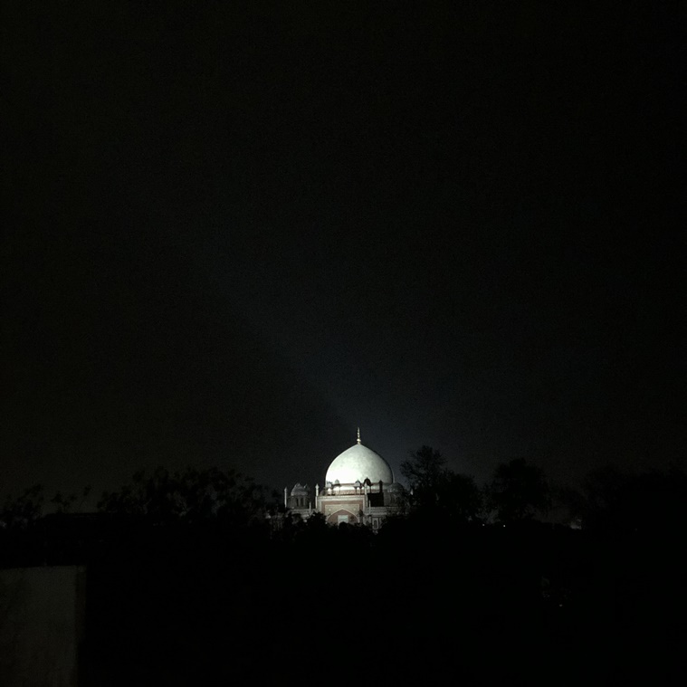 Nizamuddin at Night, gauri gill, indianexpress