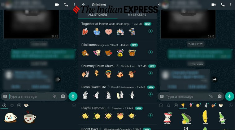 WhatsApp tips: How to send animated stickers on Android, iOS | Technology  News,The Indian Express