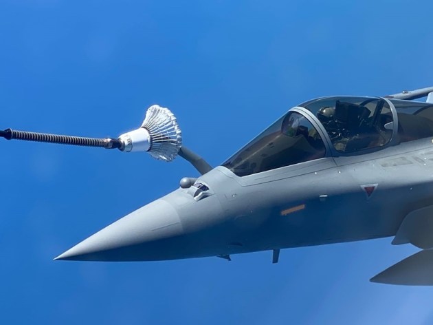 Rafale aircrafts, Rafale aircrafts India France, Rafale jets India France, Rafale jets mid air refuel, mid air refule Rafale jets, indian express news