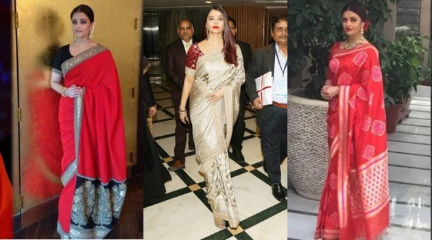 aishwarya, aishwarya rai bachchan sari, aishwarya sabyasachi, aishwarya rai in sari, aishwarya sari, indian express, indian express news