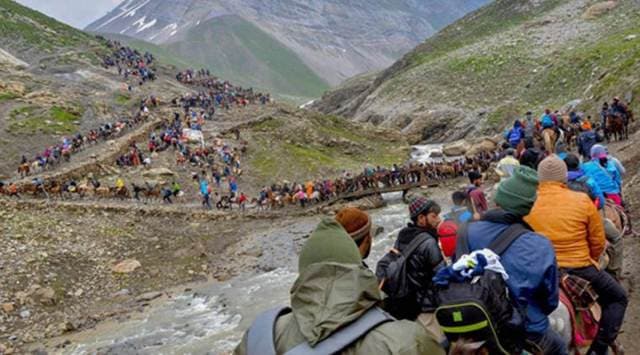 amarnath yatra, jammu amarnath yatra, coronavirus j&k, amarnath yatra cancelled