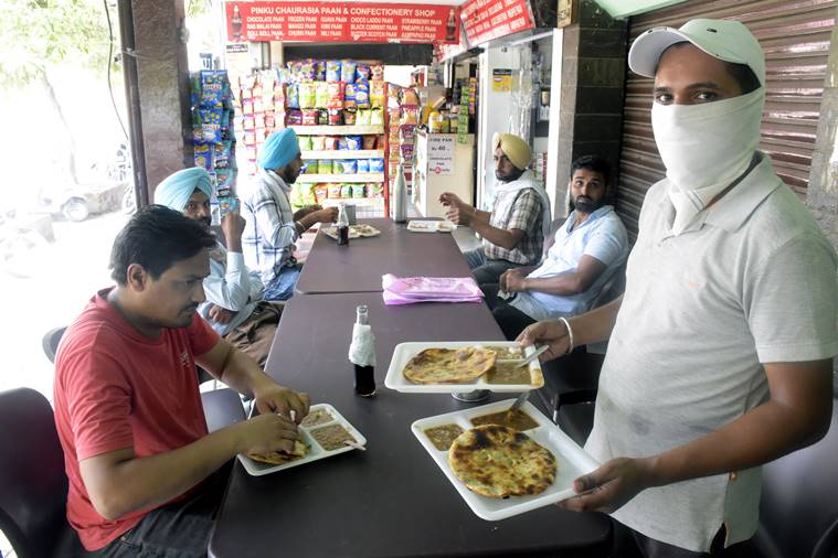 Amritsar eating joints, Amritsar coronavirus cases, Amritsar famous food joints, India news, Indian Express