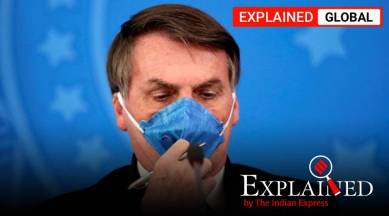 Jair Bolsonaro, Bolsonaro Covid, Bolsonaro coronavirus, Brazil, Brazil coronavirus cases, Bolsonaro coronavirus pandemic, Indian Express