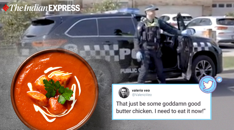 butter chicken, man breaks lockdown butter chicken, Melbourne man fined $1652, trending, indian express, indian express news