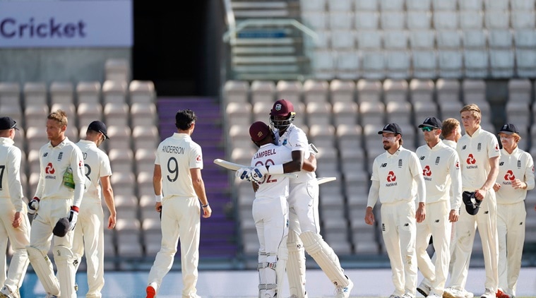 england vs west indies 2nd test score