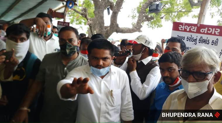 Sanjay Nagar slum rehabilitation project, Sanjay Nagar slum rehabilitation project Hardik Patel, Hardik Patel on Sanjay Nagar slum rehabilitation project, India news, Indian Express