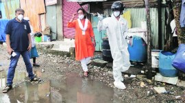 covid-19 cases in mumbai, bmc, bmc smart helmets to screen people, bmc covid screening, Indian express news