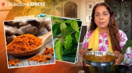 juhi chawla, neem, turmeric