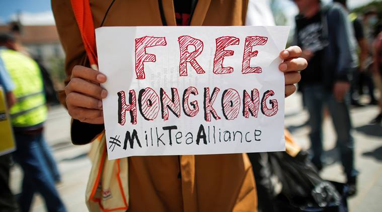 hong kong security law, hong kong, china hong kong law, china law on hong kong, reactions to hong kong security law, indian express