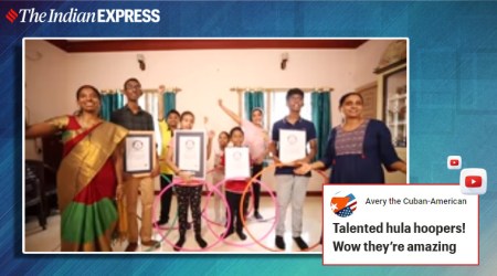 Guinness World record, Guinness book of world record, Hula Hoop, Hula hoop, world record, Chennai, Chennai hoopers, Trending news, Indian express-news.