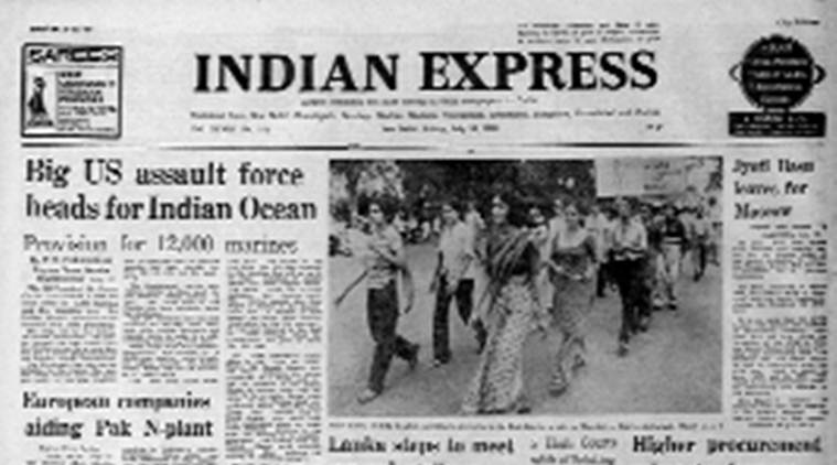 Forty Years Ago July 18 1980 Us In Indian Ocean The Indian Express