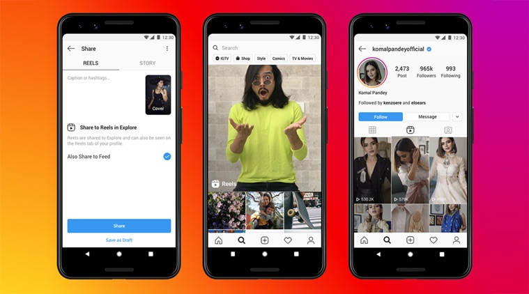 Instagram Reels vs TikTok: Which video creating platform is better? |  Technology News,The Indian Express