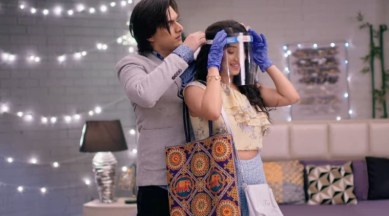 kartik naira use face shield, yeh rishtra kya kehlata hai