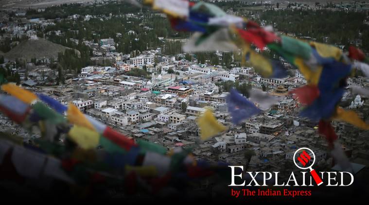 ladakh, strategic importance of ladakh, ladakh terrain, ladakh geography, india china border news, Daulat Beg Oldie, Pangong Tso, indian express