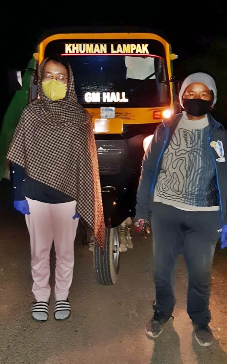 manipur, woman auto driver laibi oinam, covid 19