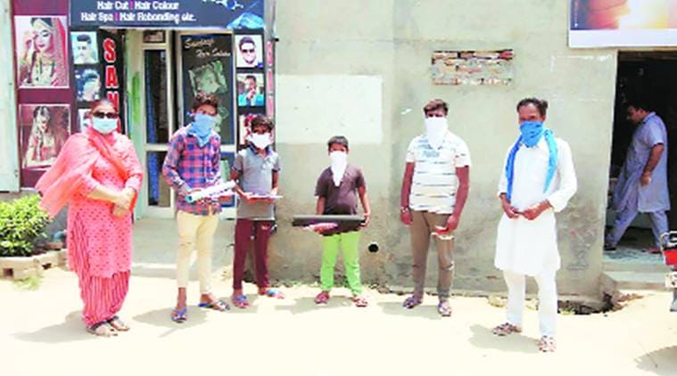 Teachers travel to villages to deliver study material, clear doubts at doorstep, via calls