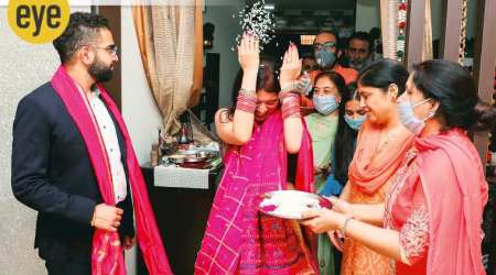 Sanitisers, masks and a wedding in Delhi. (Source: Creatif films by Sahil Arora)
