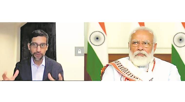Google investment India, Sundar Pichai, Google 10 billion dollar investment, Sundar Pichai 75,000 crore investment, Google for India 2020 event