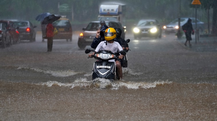 mumbai rains, maharashtra rains, thane rains, belapur rains, mumbai rainfall, north india rains, mumbai monsoon, mumbai monsoon rains, indian express