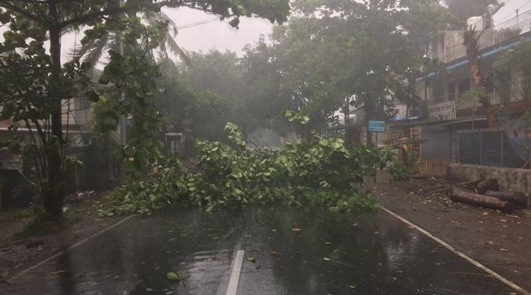 cyclone nisarga, cyclone nisarga damage in raigad, cyclone nisarga raigad schools damage damage, raigad electricity restored, indian express news