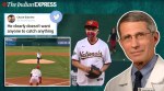 dr anthony fauci, dr fauci baseball opening pitch, dr fauci yankee opening pitch, dr fauci mlb pitch, Washington Nationals dr fauci, viral news, indian express