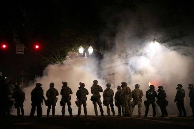 portland protests, portland racial injustice, us protests, us federal agents, police, racism, donald trump, black lives matter, world news, indian express news