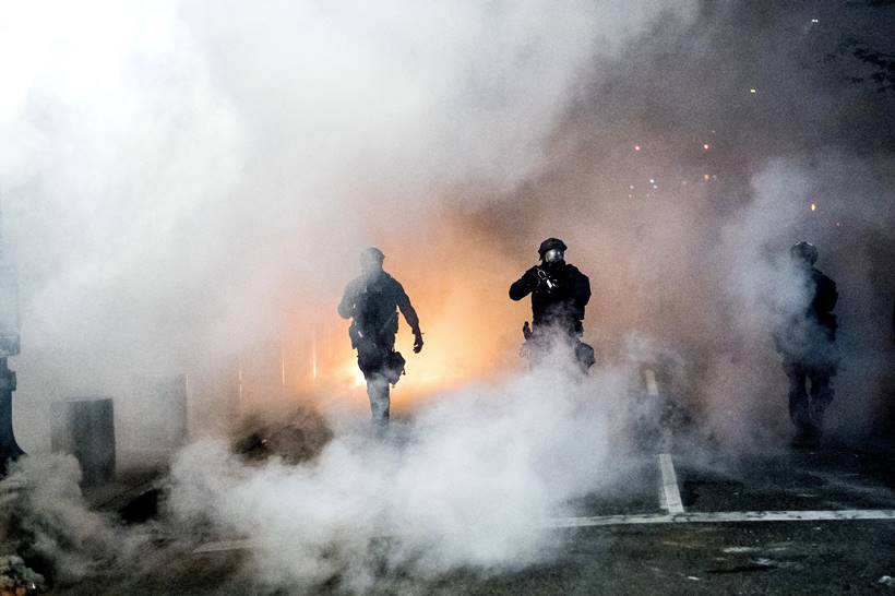 portland protests, portland racial injustice, us protests, us federal agents, police, racism, donald trump, black lives matter, world news, indian express news