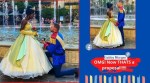 Marriage proposal, Princess and the frog, Princess and the frog marriage proposal, Princess and the frog theme proposal, Princess and the fro theme, proposal, Trending news, Indian Express news