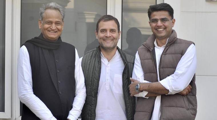 Sachin Pilot - Ashok Gehlot - Rahul Gandhi