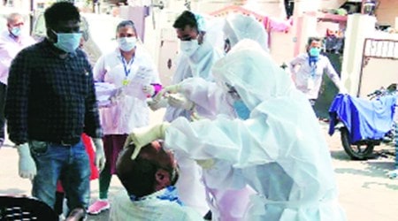 Rajkot coronavirus news update, rajkot covid cases, rajkot covid cases toll, rajkot covid active cases, indian express news