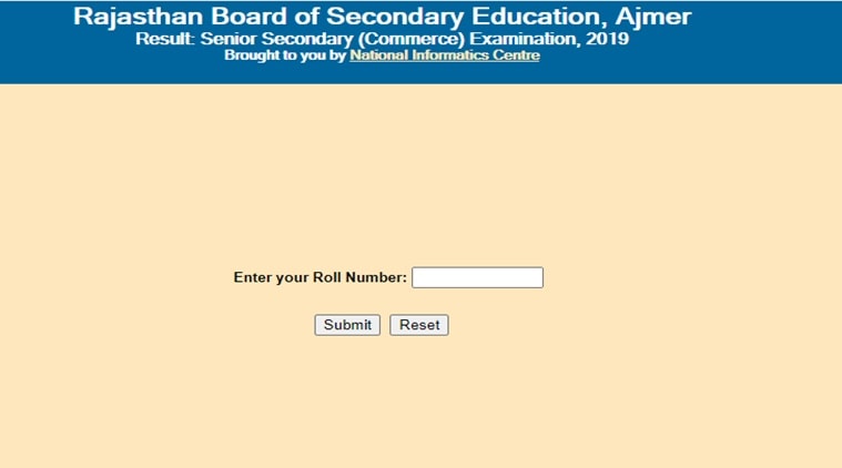 Rbse 12th Commerce Result 2020 Rajasthan Board Bser 12th Result