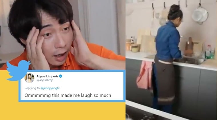 man critics woman cooking rice viral video, cooking rice backwards, washing rice, 