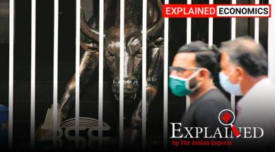coronavirus lockdown, economic slowdown lockdown, sensex shares, stock market, shares update, covid pandemic, indian express explained,